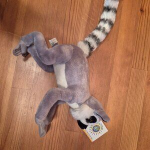 Brand New with tags Ring Tail Lemur Plush Conservation Critters